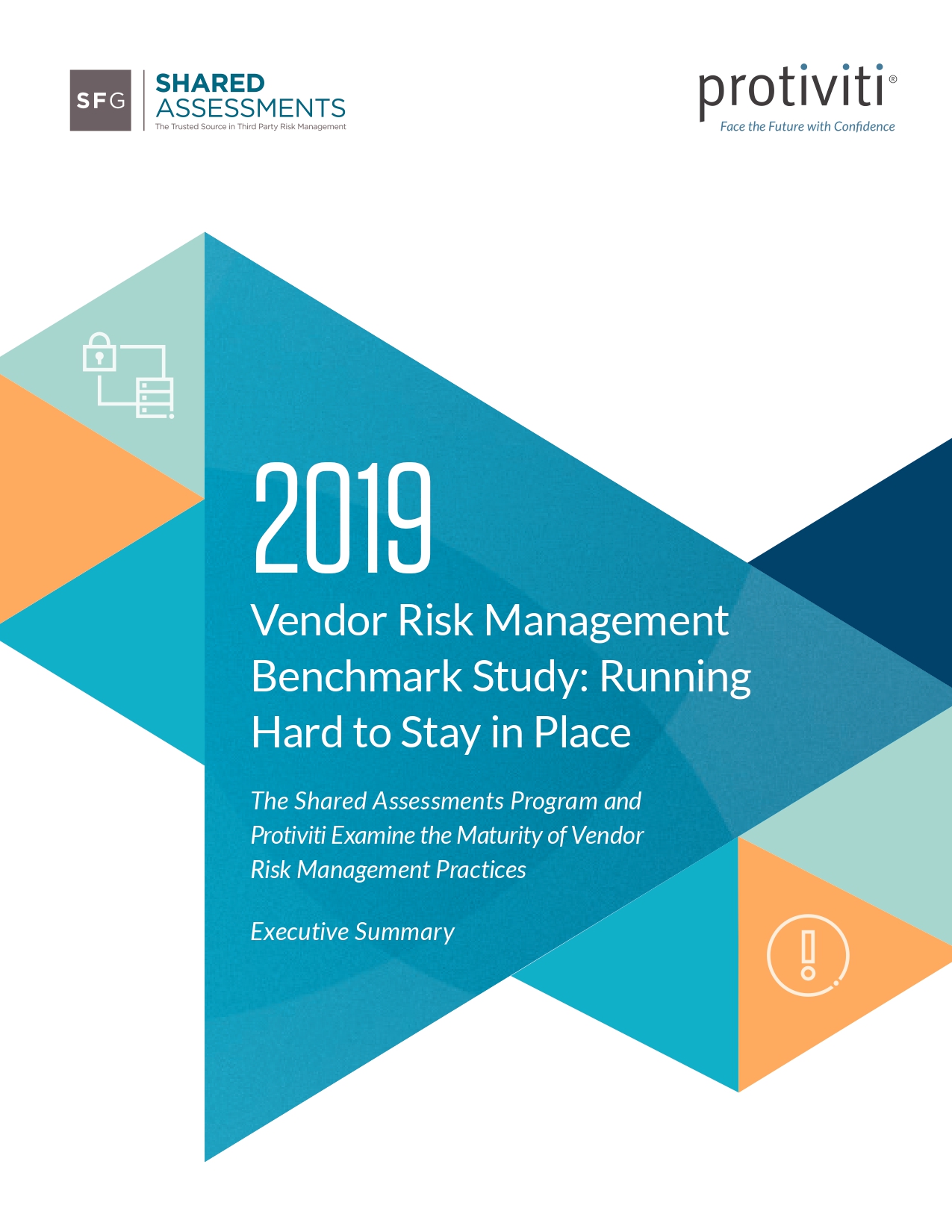 Screenshot of the first page of 2019 Vendor Risk Management Benchmark Survey