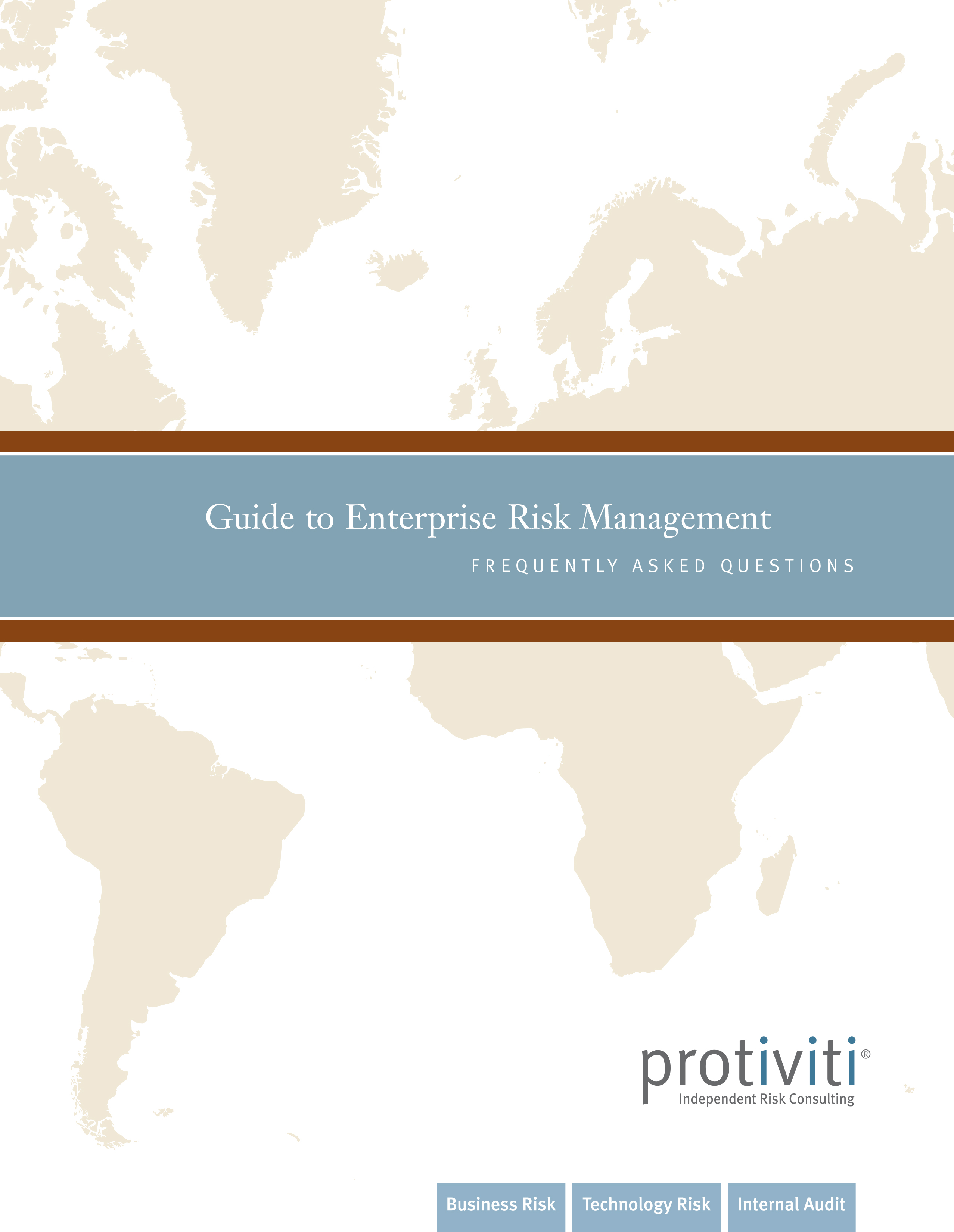 Screenshot of the first page of Guide to Enterprise Risk Management