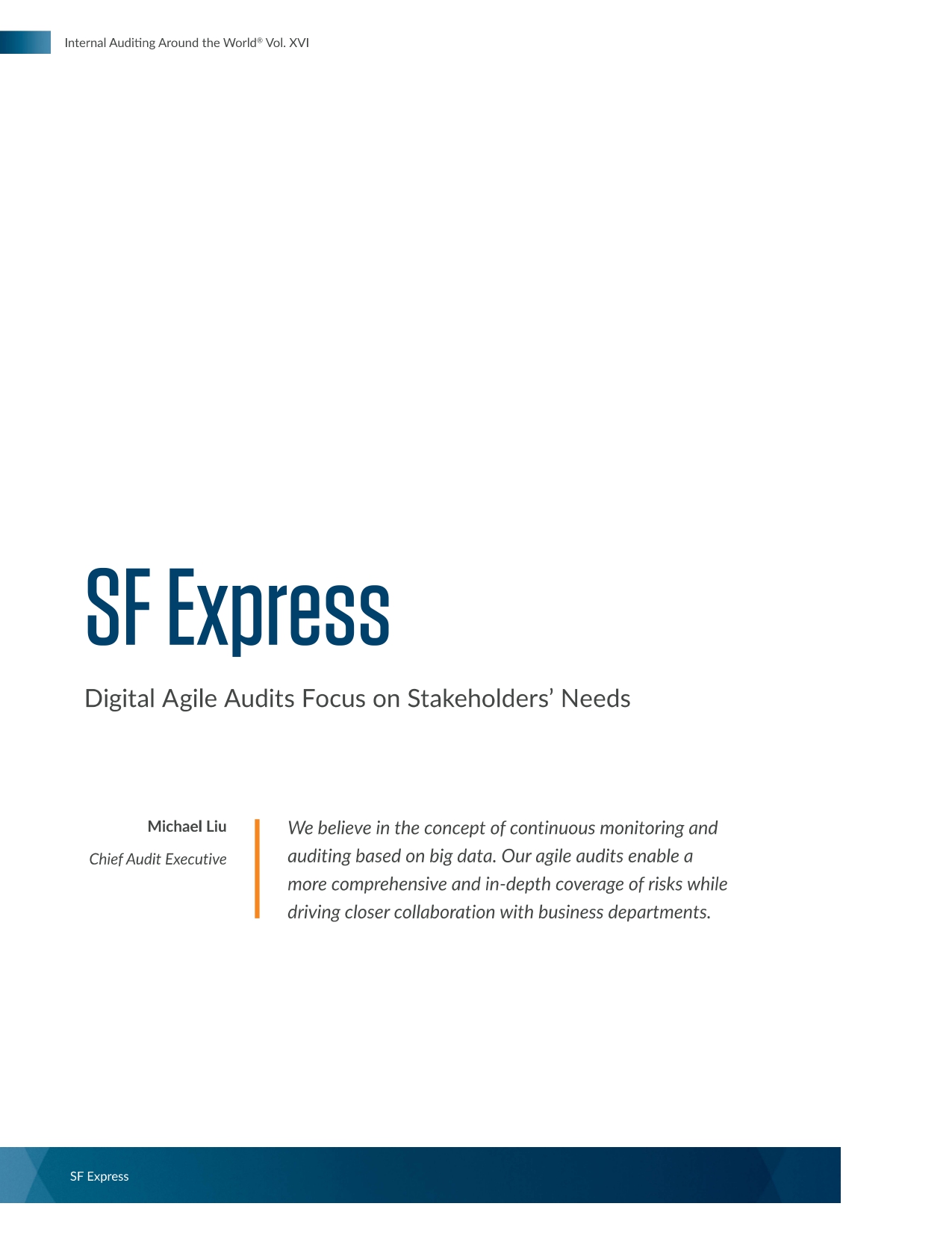 Screenshot of the first page of IAAroundWorld16 Protiviti SF Express