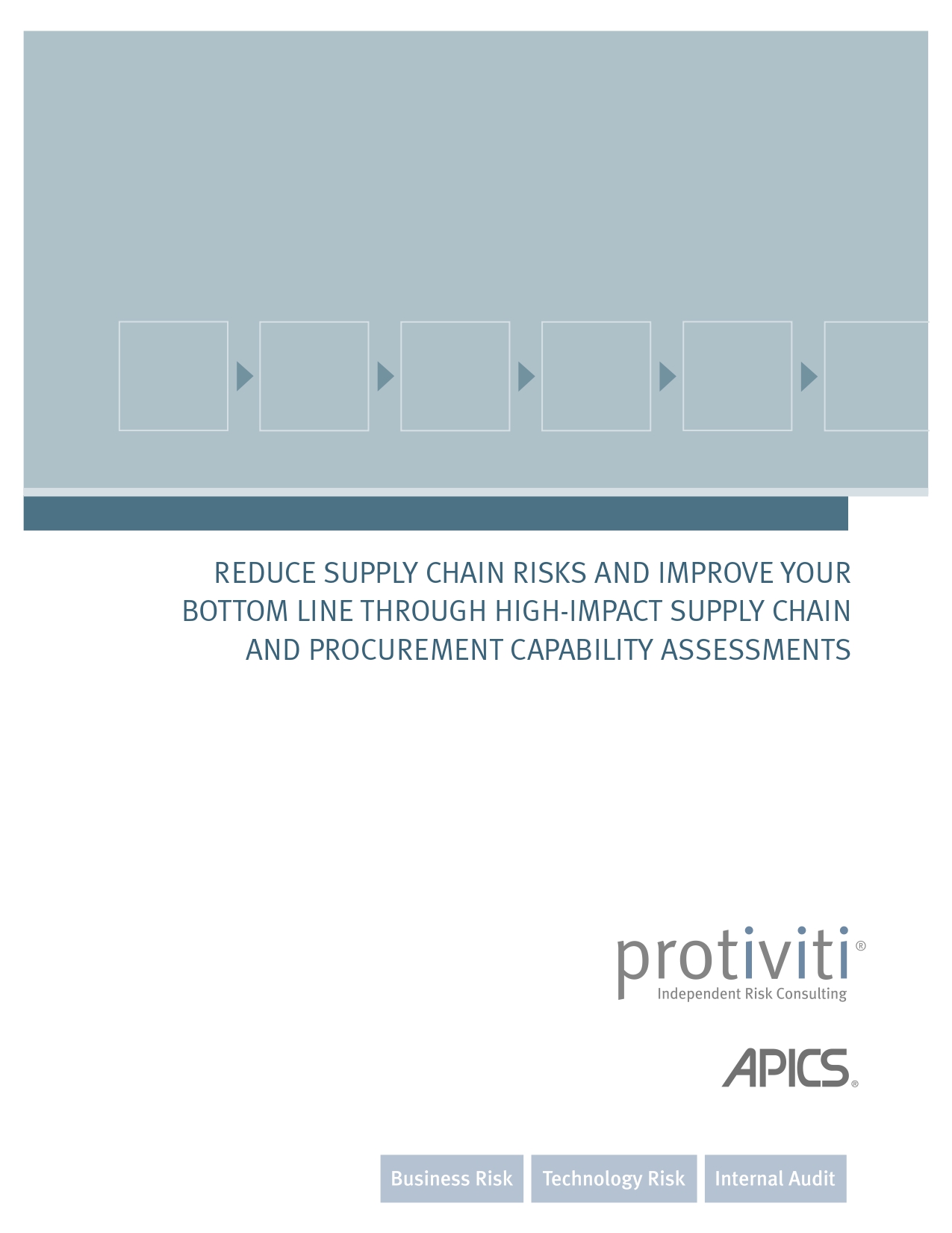 Screenshot of the first page of Reduce Supply Chain Risks and Improve Your Bottom Line.