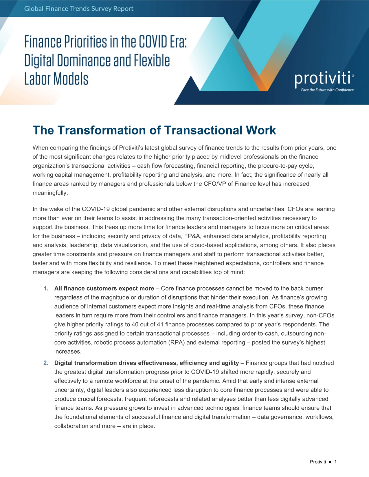 Screenshot of the first page of The Transformation of Transactional Work