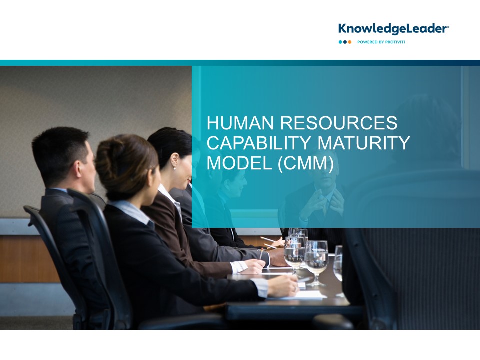Human Resources Capability Maturity Model (CMM)