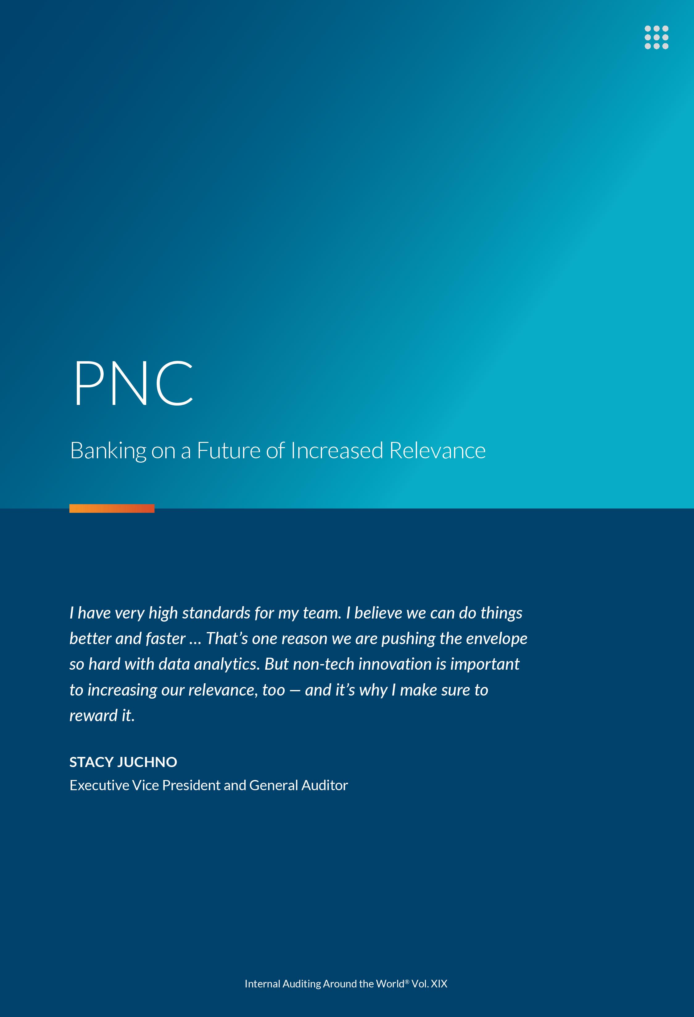 Screenshot of the first page of PNC Banking on a Future of Increased Relevance