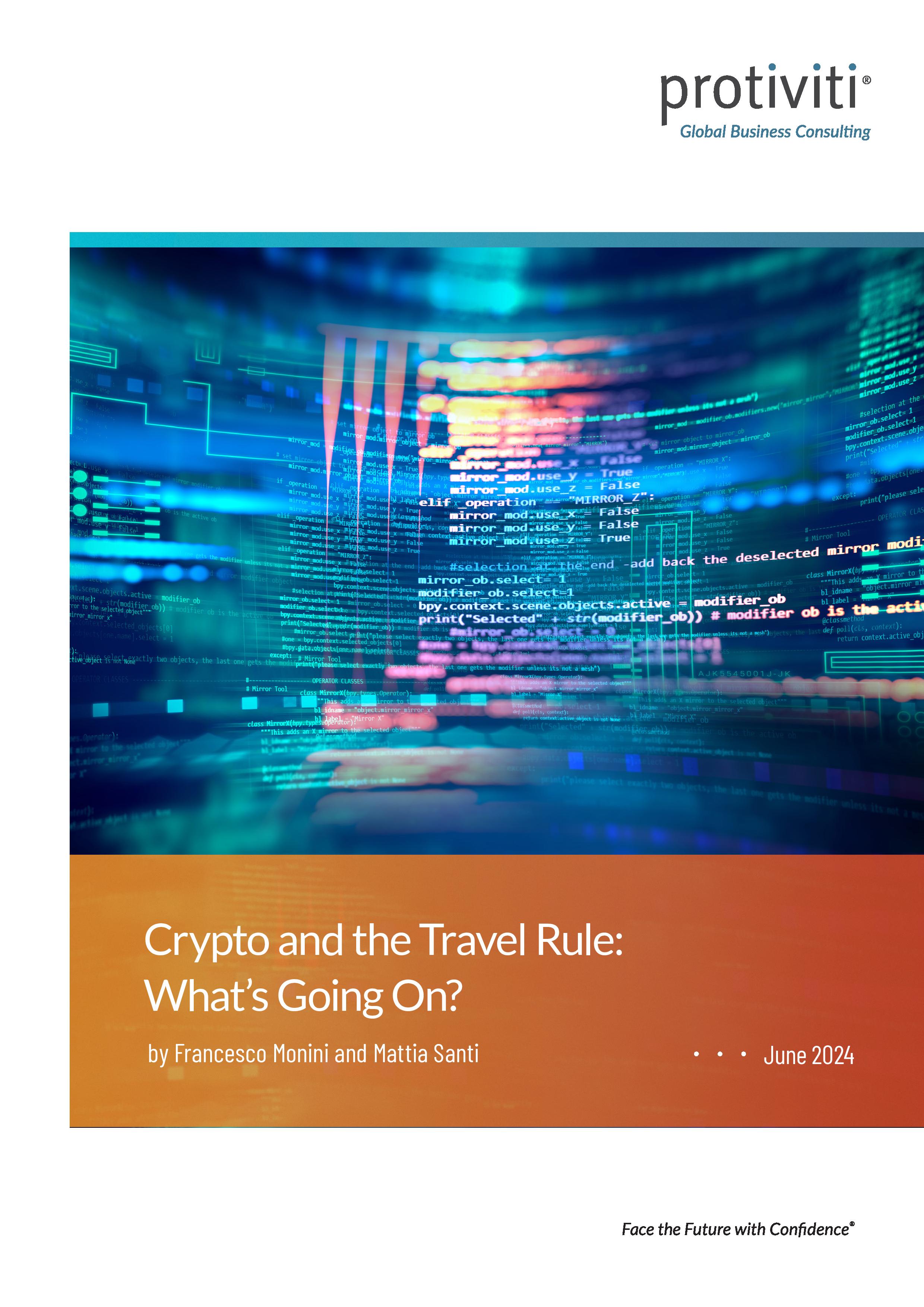 screenshot of the first page of Crypto and the Travel Rule What’s Going On