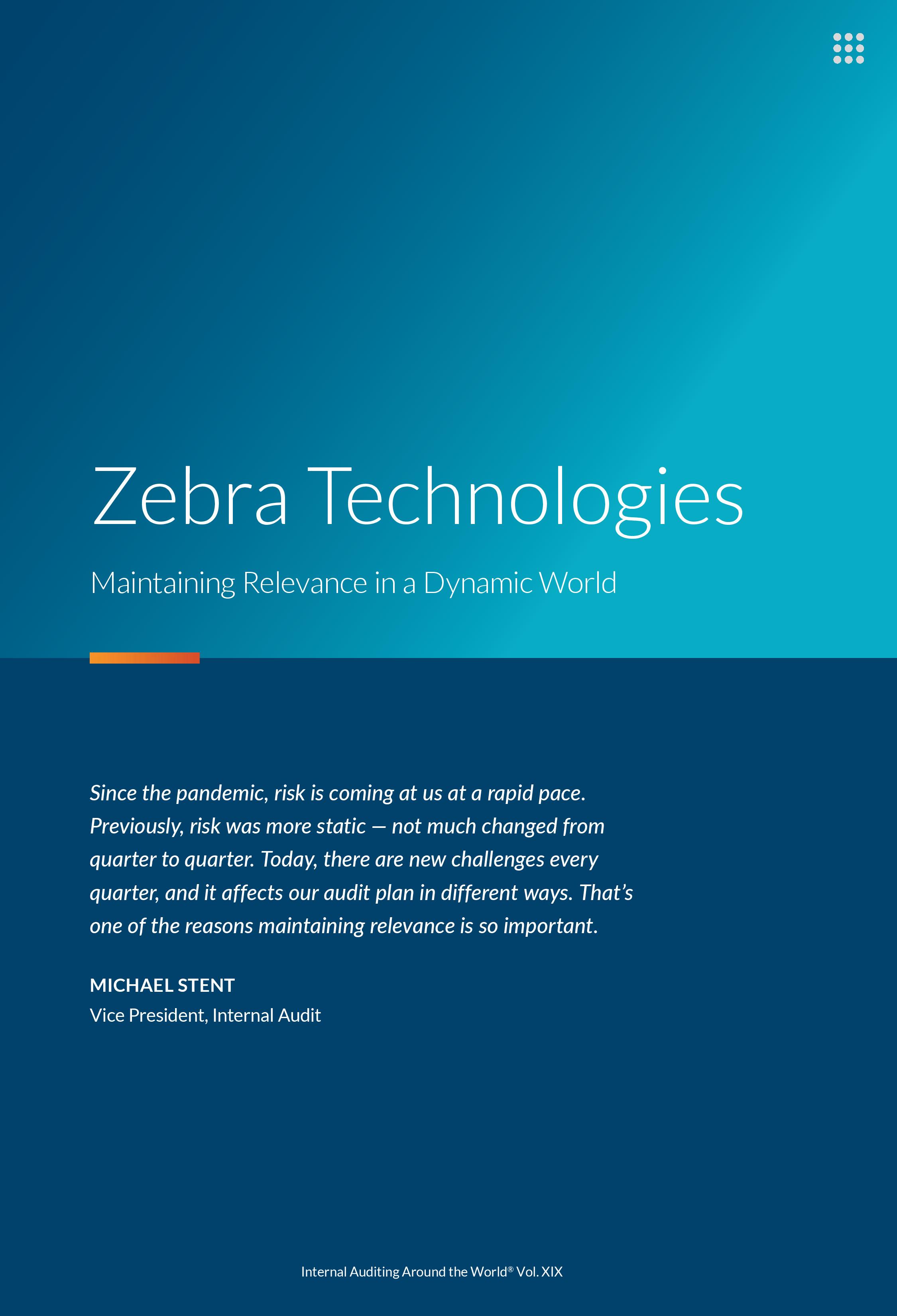 screenshot of the first page of Zebra Technologies Performer Profile