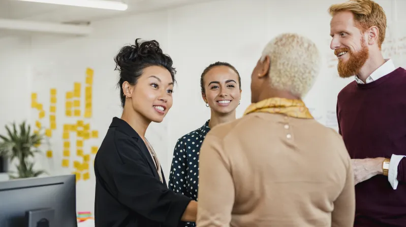 Image of people shaking hand